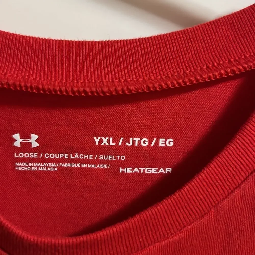 Under Armour youth XL red patriotic shirt.